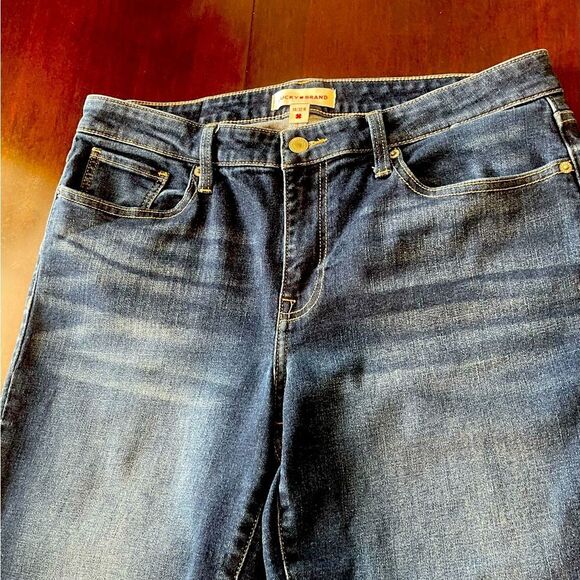 Classic Dark Blue Boot Cut Jeans - Picture 6 of 11